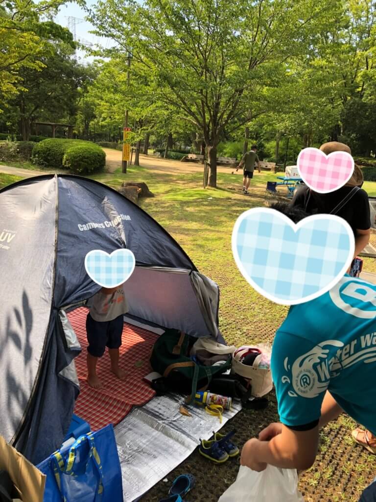 富士公園のバーベキュー